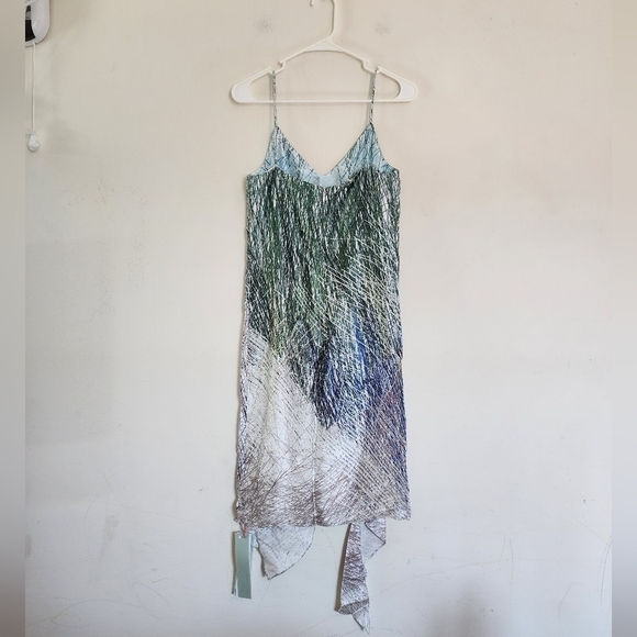 💎OFF-WHITE Bouroullec Spiral Slip Dress by Virgil Abloh sz 42/US 6 - Picture 3 of 10